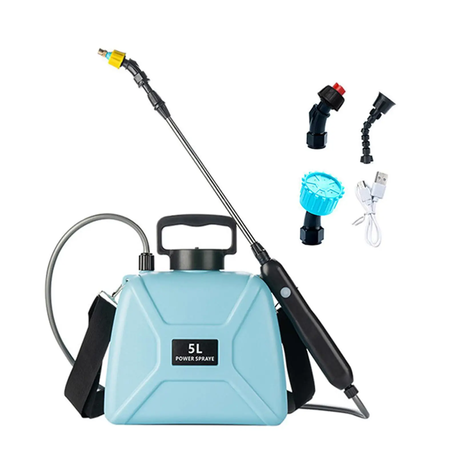 

Electric Sprayer Versatile USB Rechargeable 3.62inch to 33.86inch Adjustable Length Mist Spray Water Sprayer for Home Cleaning