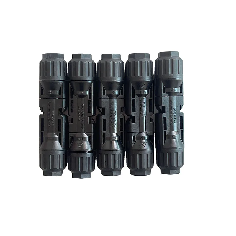 1/5/10 Pair Solar Male and Female PV Connectors Solar Panel Waterproof Threaded Plugs For Inverter M12 1000V 30A Cable Connector