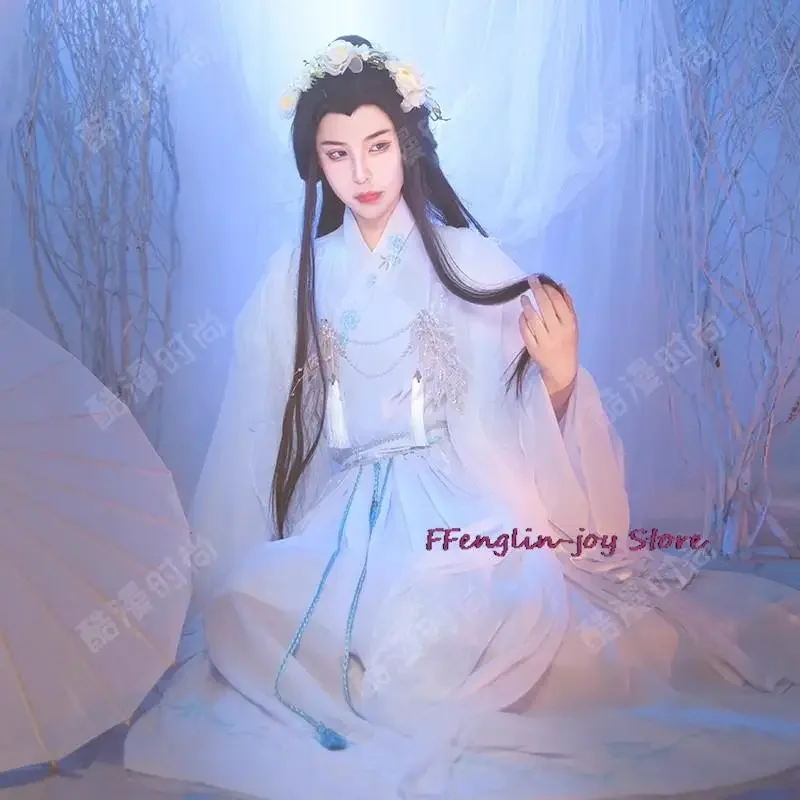 Tian guan cu fu fei lian cosplay kostüm perücken bambus hut chu wannen hanfu halloween kostüme büros himmel cial segen hut