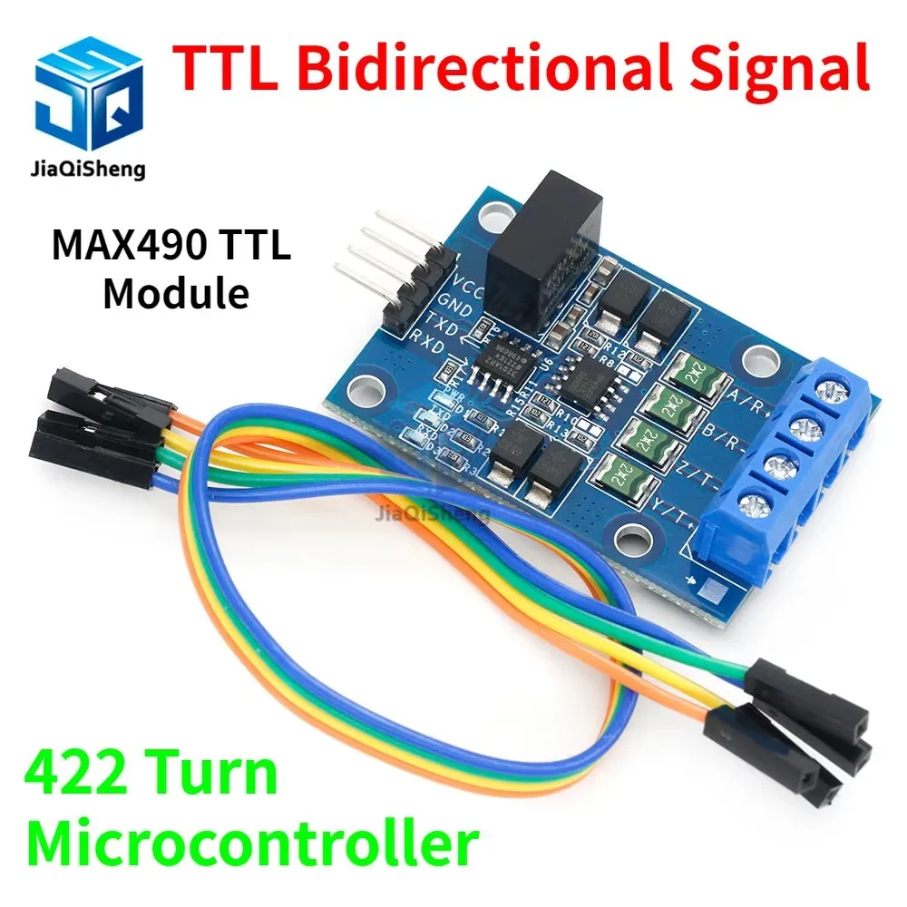 RS422 module transfers between TTL bidirectional signals Full duplex 422 turn microcontroller MAX490 TTL module