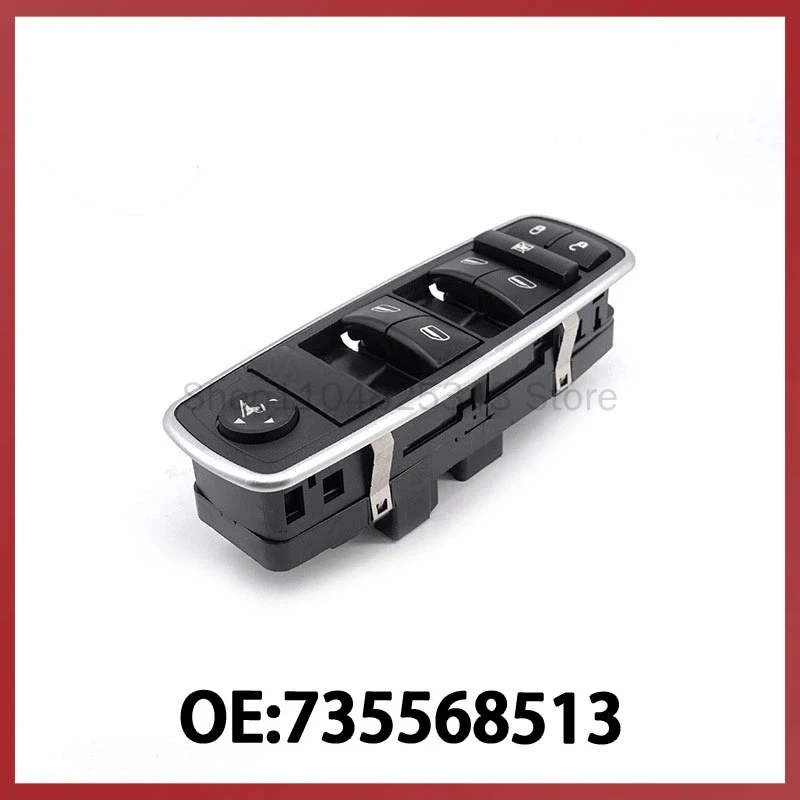 

Suitable for Fiat Car Glass Regulator Switch with Plating Edge Power Window Switch 735568513