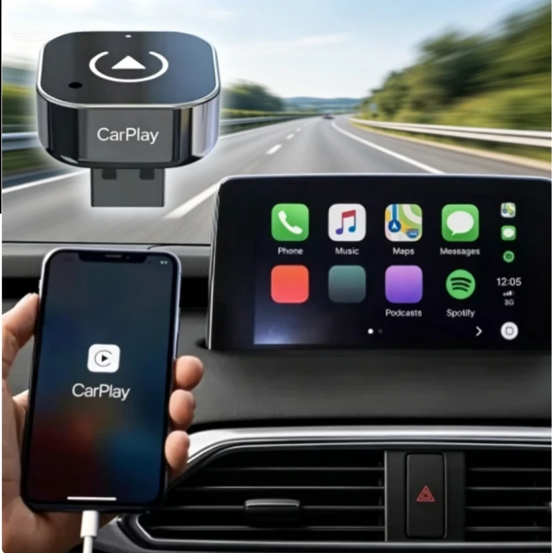 2026NEW 2 in 1 Wireless Adapter for CarPlay Android Auto Smart USB Dongle Auto Connect Plug Play for iPhone Android Factory Cars