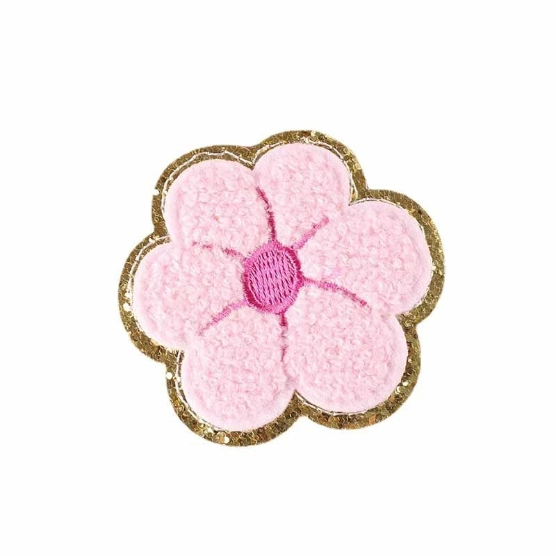 5 Stück/HOWDY, Schmetterling, Blume, Buchstaben Chenille-Aufnäher Kleiderapplikationen Aufkleber Bestickte Aufbügelbare Patches, DIY Nähzubehör – Detail 9