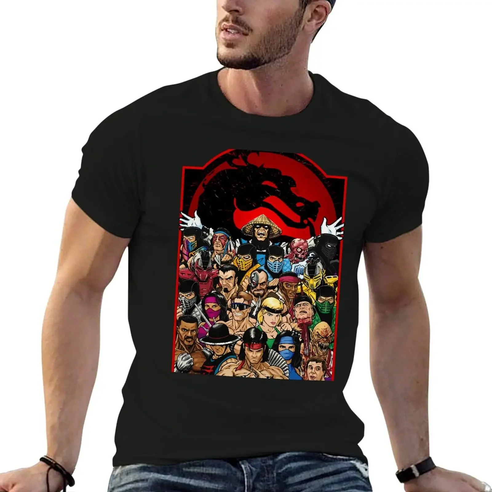 Mortal kombat gaming g T-Shirt cheap stuff cute clothes vintage clothes summer clothes Men's t-shirt