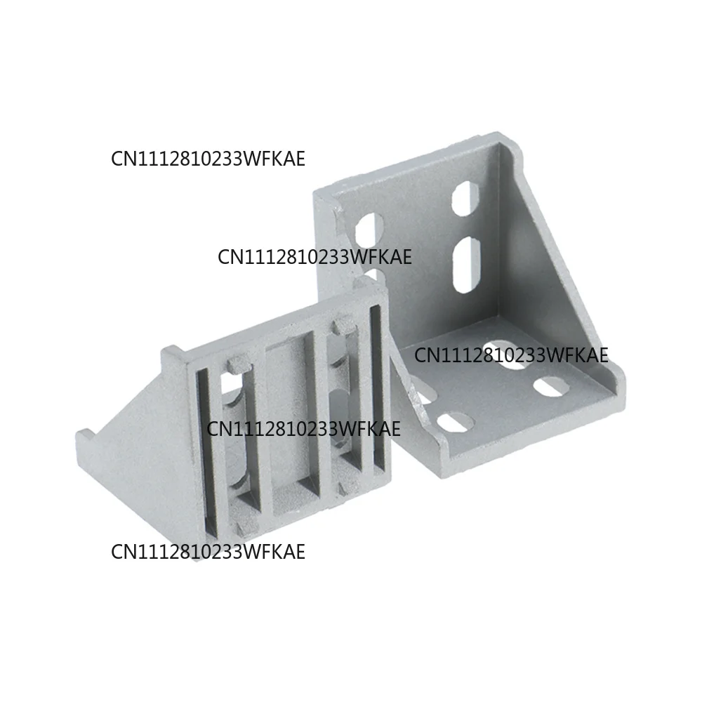 MHCNC 5Pcs Cast Aluminum Corner Connector Bracket 2020 2028 4040 4545 6060 Angle Fitting Fastener CNC 3D Printer DIY