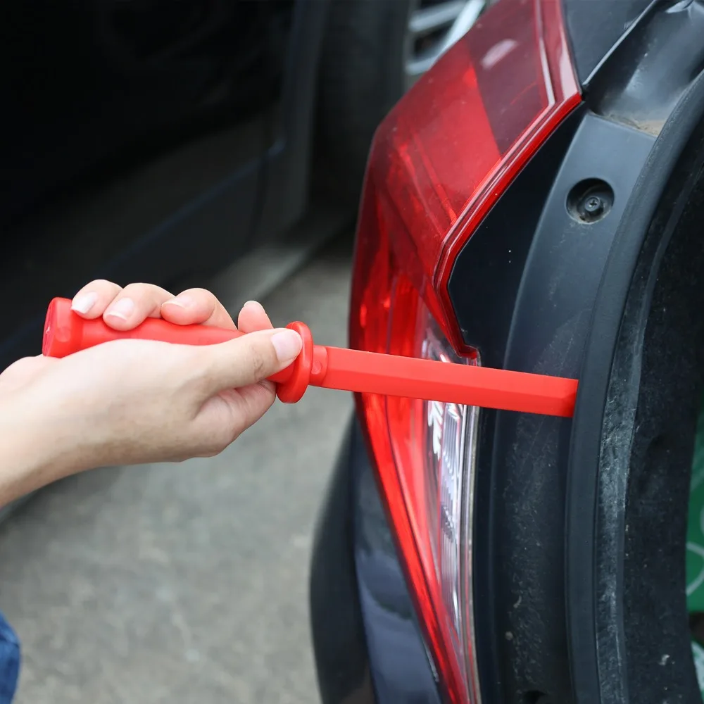Ferramenta de reparo de barra de alavanca de plástico para remoção de guarnição interior do carro universal ergonômico clipe de painel de porta automática curioso mão desmontar ferramenta