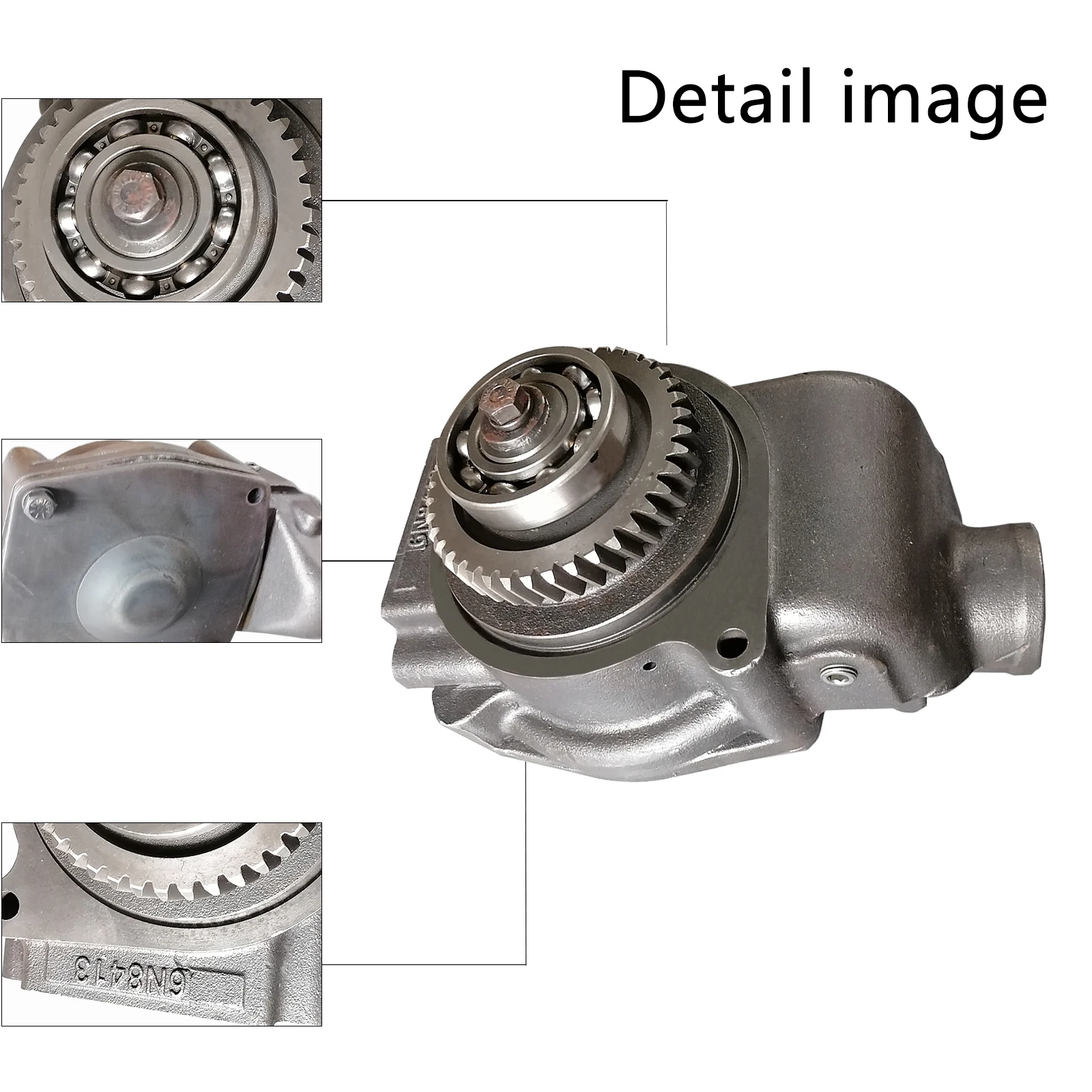 TOPVELSUN 2P0662 10R1500 1727776 Water Pump Compatible with Caterpillar 3304 3306 Engine 215 225 235 561C 561D 572G 627B 637D