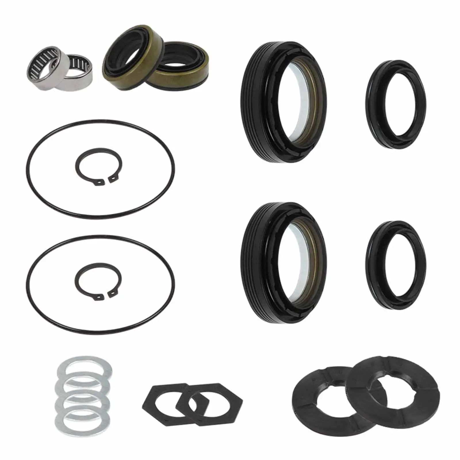 

Pin Bearing Inner Tube Seal Replace Sturdy High Performance Outer Axle Dust Seal Thrust Washer Snap Rings Kit for F250