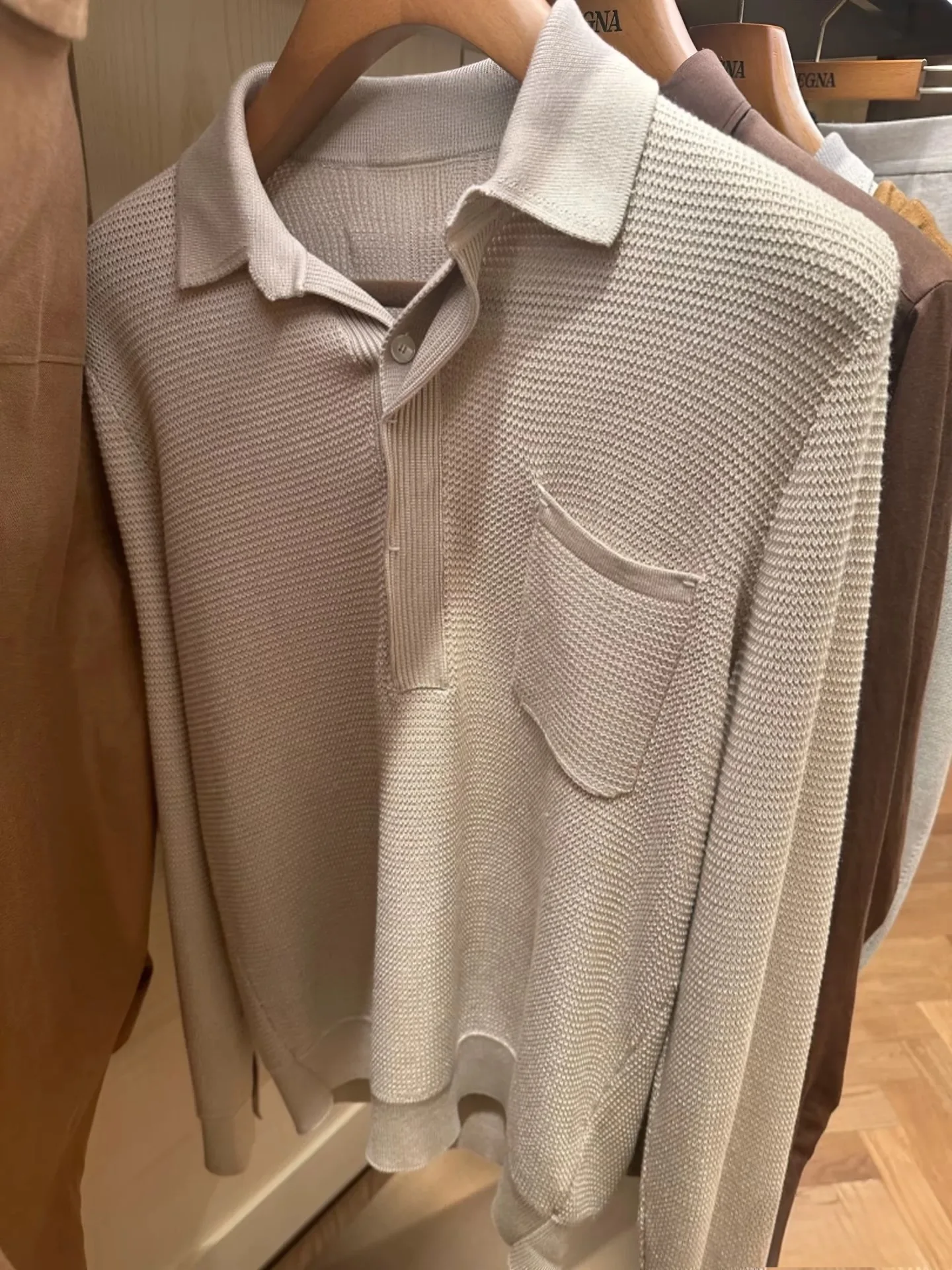 Sle italiano da uomo lavorato a maglia lungo Sve irt casual vestibilità ampia comoda felpa in cotone busin casual versatile