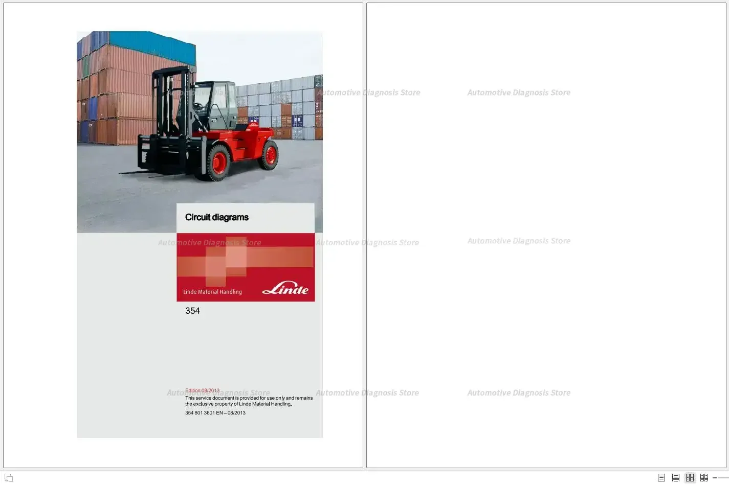 Linde Forklift 17.9 GB PDF Workshop Service Operation Manuals & Diagrams EN