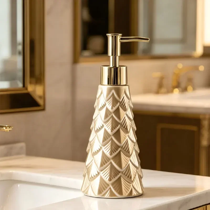 300ml-soap-dispenser-light-gold-lotion-bottle-press-type-hand-sanitizer-shampoo-shower-gel-sub-bottle-shampoo-dispenser