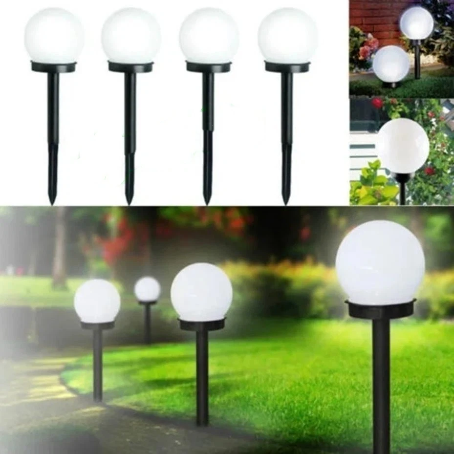 1Pcs Practical New Outdoor Solar Lights Waterproof LED Solar Power Outdoor Garden Light Yard Lawn Road Spot Lamp Patio Landscape