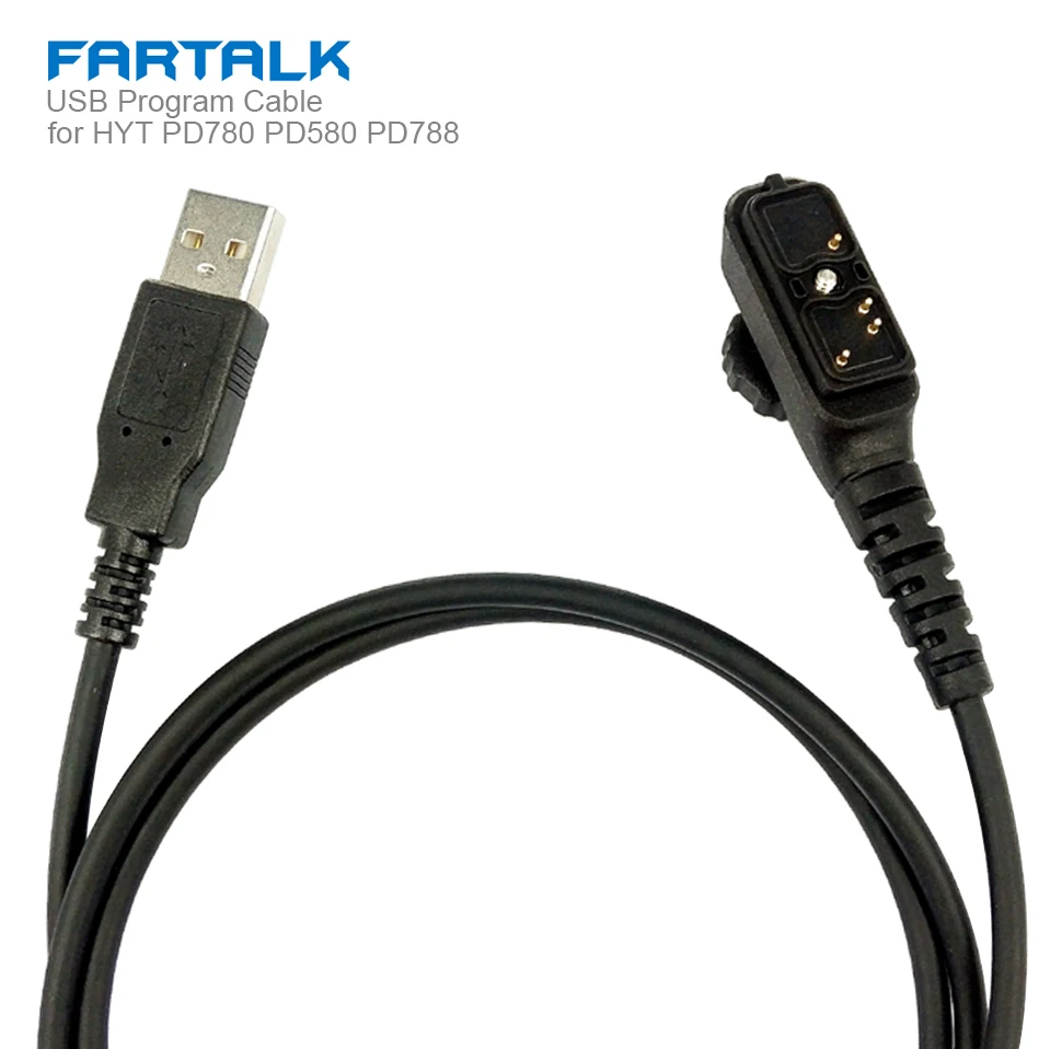 

USB Programming Cable for HYT Hytera PD700 PD780 PD708 PD580 PD788 PD702 PD785G Radio Walkie Talkie Program Line