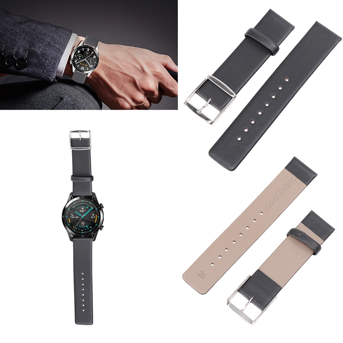 

Watch Band Replacement Fashionable Ultra Thin Sweat Resistant Comfortable Soft Long Lasting Premium Material Safe No