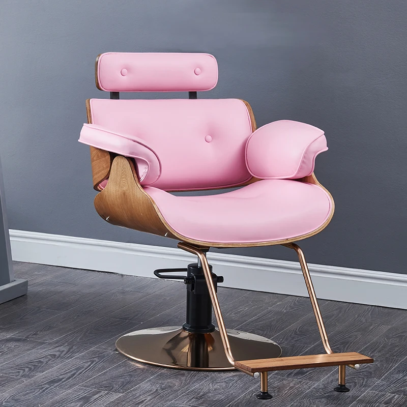 

Pink Salon Facial Barber Chair Shampoo Working Hair Salon Barber Chair Professional Sillas De Barberia Profesional Furniture