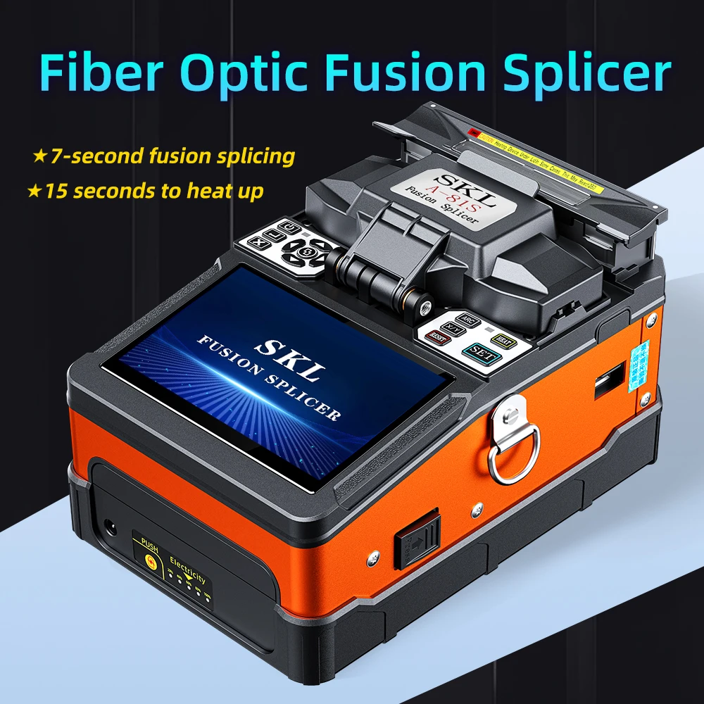 A-81S Fully Automatic FTTH Fiber Optic Welding Splicing Machine Optical Fiber Fusion Splicer