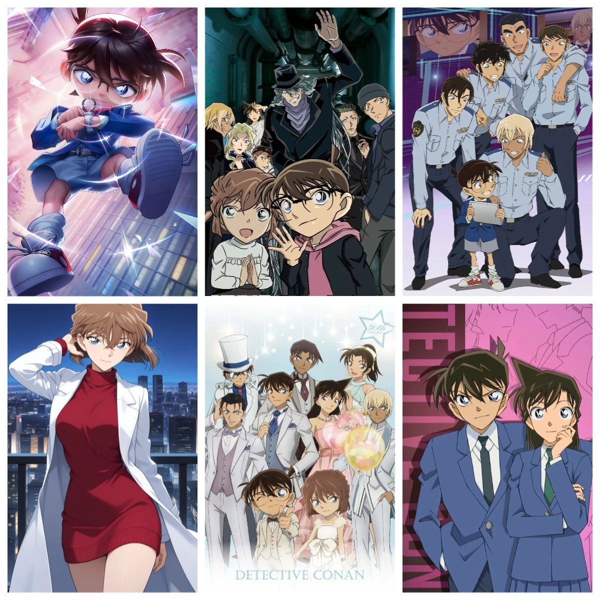 500/1000pcs Adult Jigsaw Puzzles  Detective Conan Suitable for Adults & Families - Challenging Large Pieces, Portable