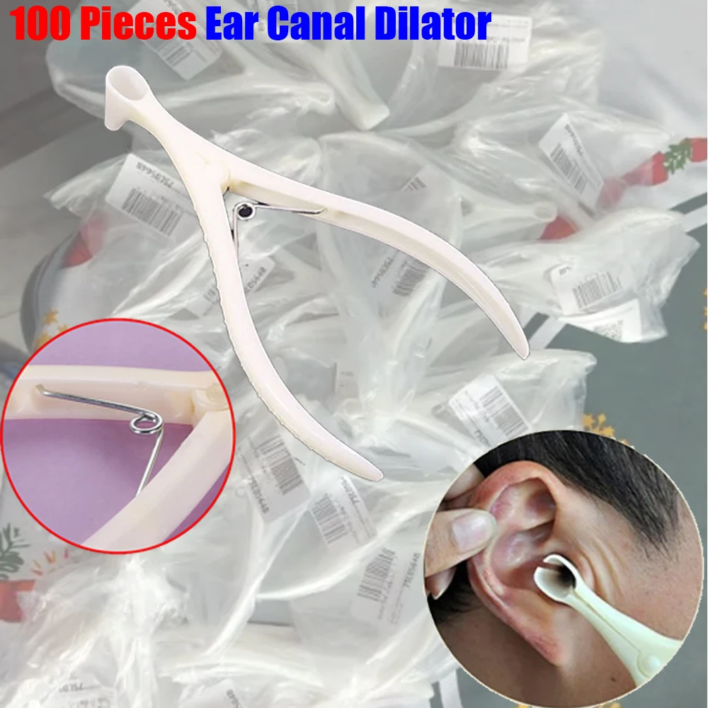 100 Pieces Adult/kids Nose Mirror Ear Canal Dilator Speculum Nostril Nose Pliers Nasal Dilator Dilation Forceps Speculum