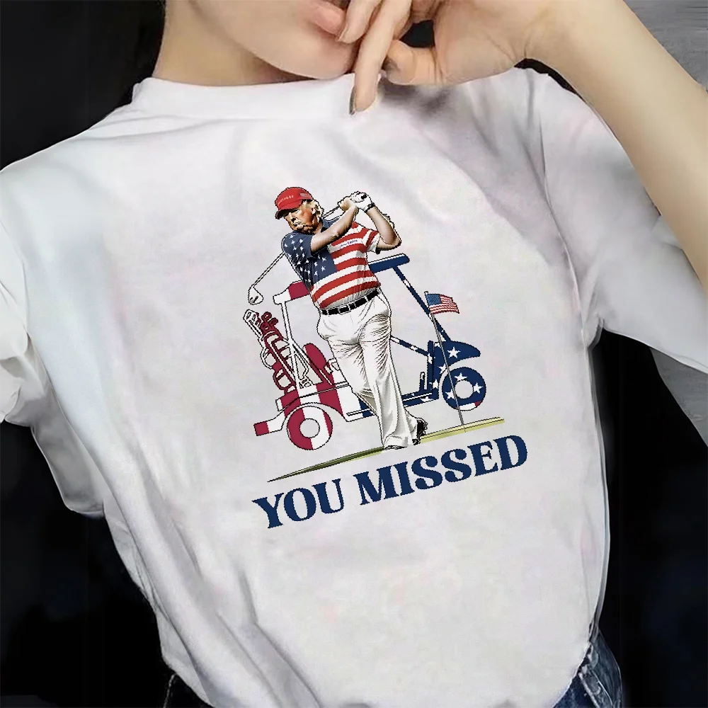 Official Donald Trump You Missed Again Shirt Trump Second Assassination Attempt T-Shirt Trump golf shirt, 3XL,fashion