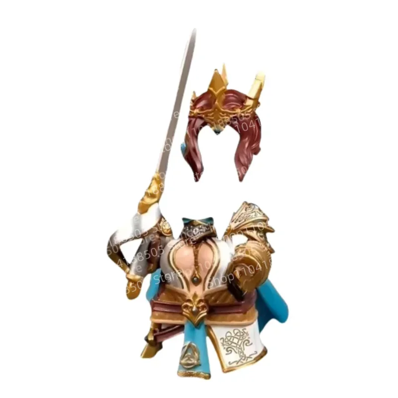 Blocs de construction MOC, figurines de chevalier de combat, modèle assemblé, accessoires d'animation de dessin animé, jouets éducatifs pour enfants, cadeau de vacances