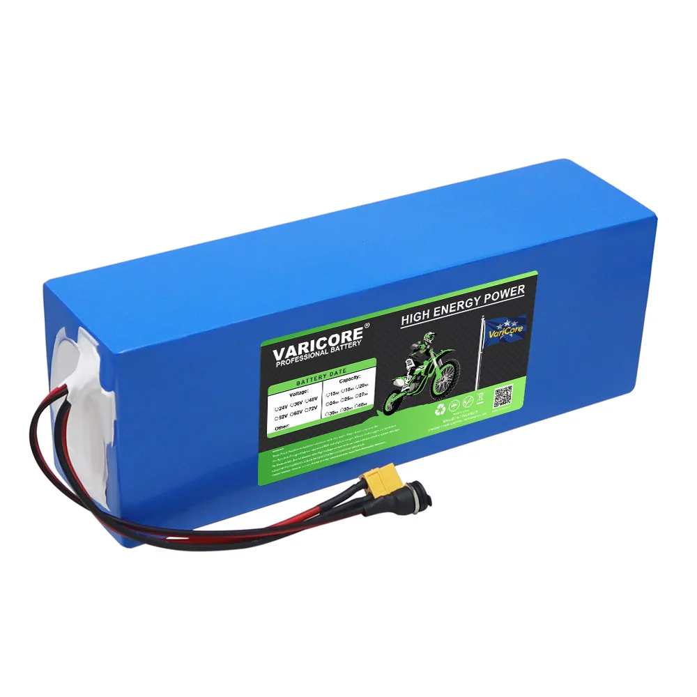 48 فولت 20 أمبير 13s4p 21700 بطارية ليثيوم قابلة للشحن عالية الطاقة 800 واط 1000 واط 1200 واط 1440 واط المدمج في 30A BMS حماية