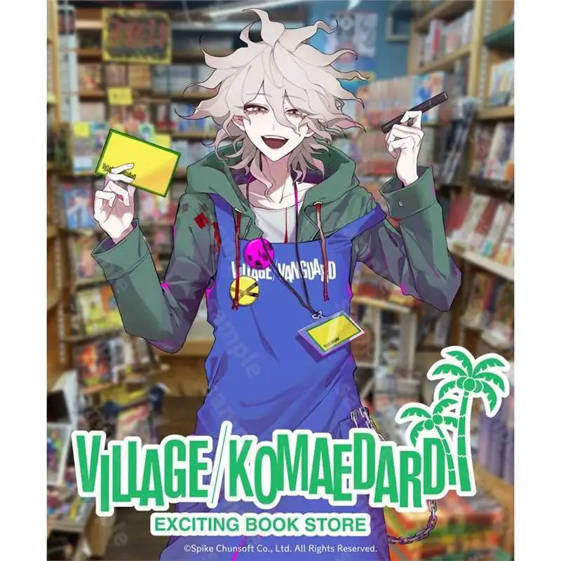 Danganronpa: gatillo Happy Havoc placa decoración de escritorio pueblo Vanguard soporte Nagito Komaeda modelo colección ornamento muñeca acrílica