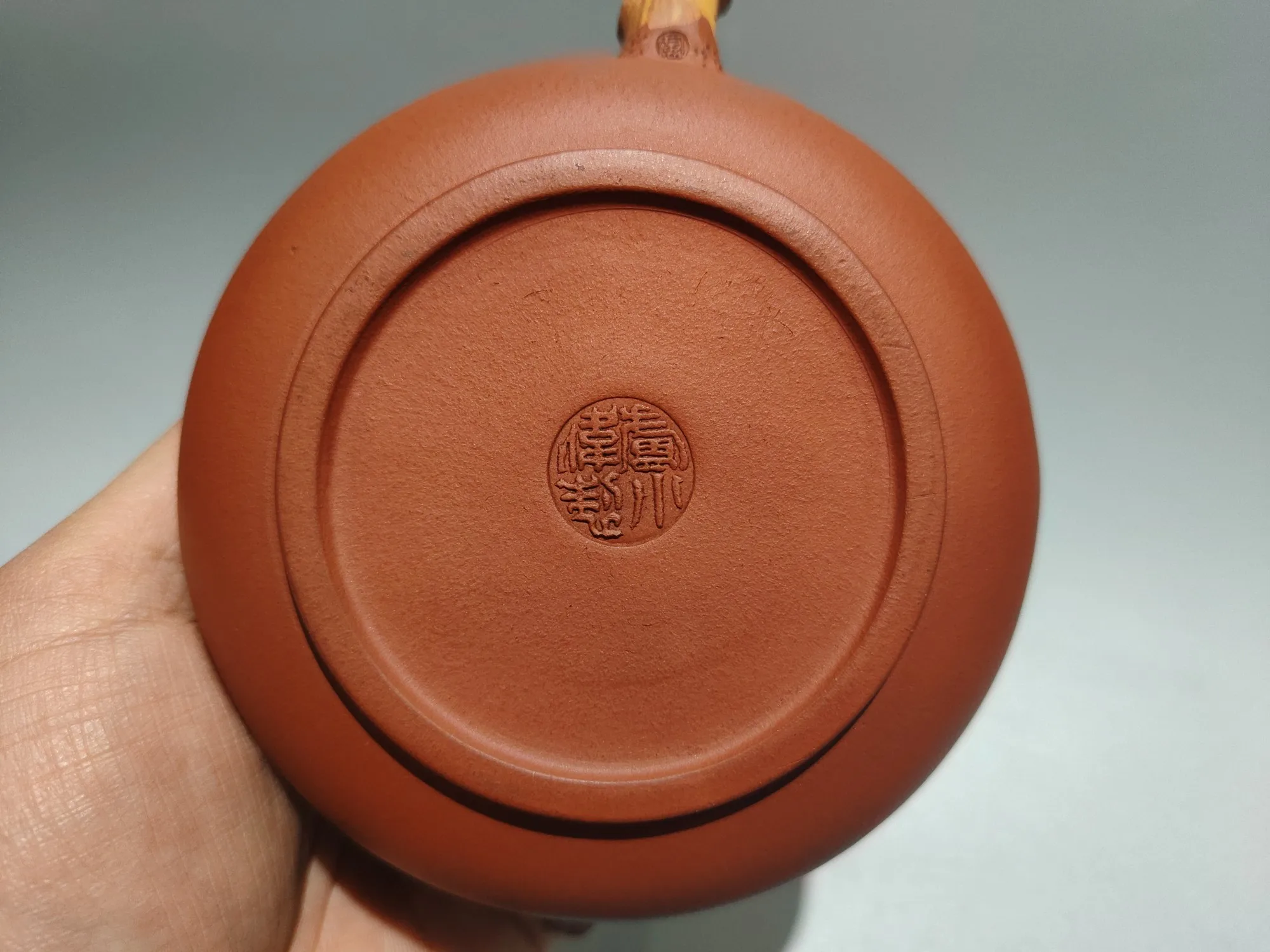 Yixing Teapot Purple Clay Pot Tree root texture Two tone teapot Tree stump spout pot Teapot Kettle Tasting tea ceremony