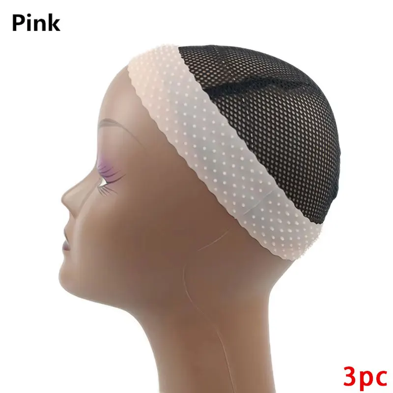 غير زلة سيليكون شعر مستعار قبضة عقال شفاف أسود براون شعر مستعار الفرقة لعقد شعر مستعار المضادة للانزلاق شعر مستعار الملحقات للاستخدام اليومي