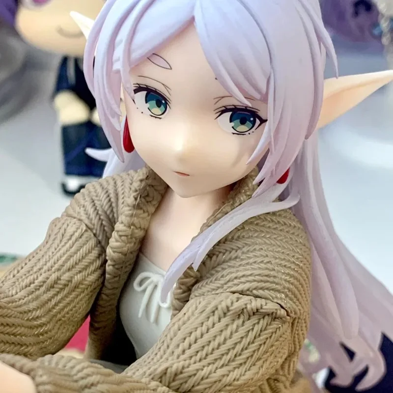 12 سنتيمتر أنيمي تمثال فريرين بيوند رحلة نهاية عمل دمية فريرين السرخس غرفة فستان المنزل بولي كلوريد الفينيل نموذج تمثال جمع اللعب الهدايا