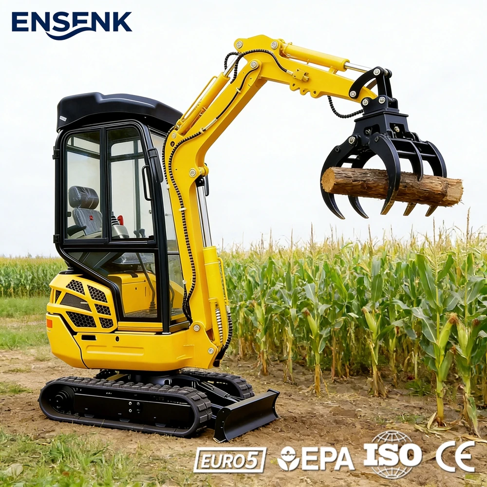 

Mini Excavator 1.2Ton Excavators Construction 1.5Ton 2.0Ton Diesel Engine Europe EPA Euro 5 CE Manufacturer Direct Sales