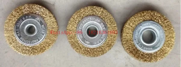 Limited Offer 1PC 8-Inch Wire Wheel Wire Polishing Brush For Shoe Sole Polishing Machine
