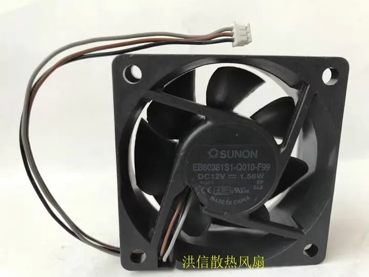

Free shipping original 6025 EB60251S1-Q010-F99 DC12V 1.56W projector fan