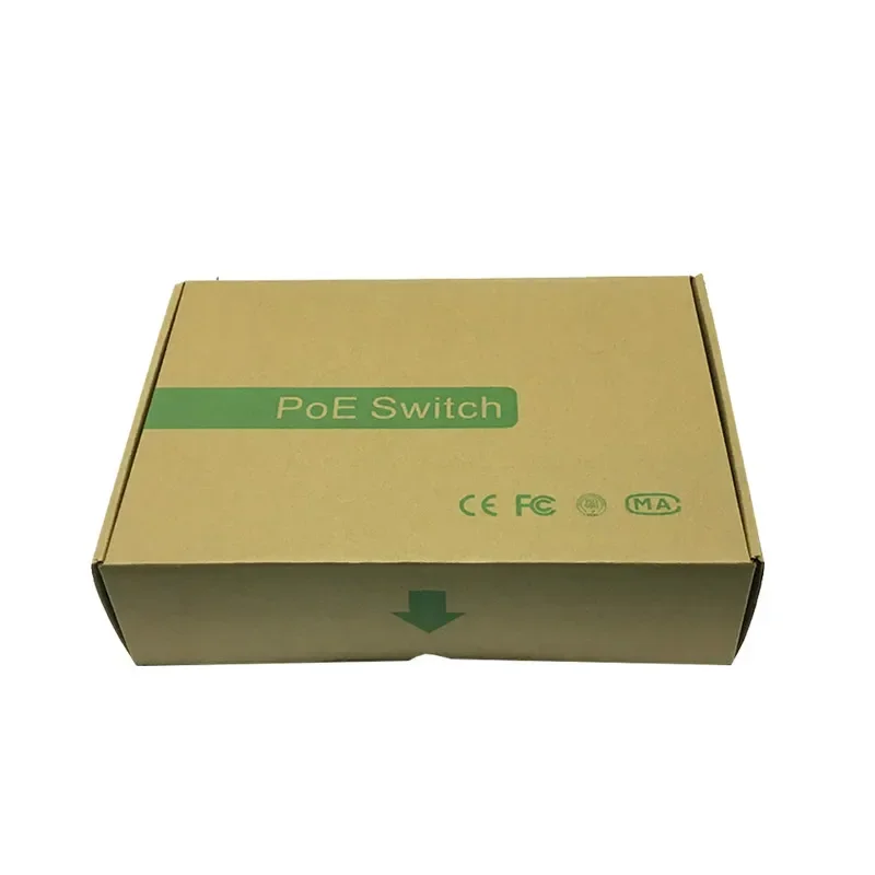 9 poort gigabit poe switch 100/1000 Mbps IEEE802.3af/at actieve POE 8 poort 50v2.3a voor 8 stks 1080 P 2MP 3MP 4MP 5MP 6MP camera