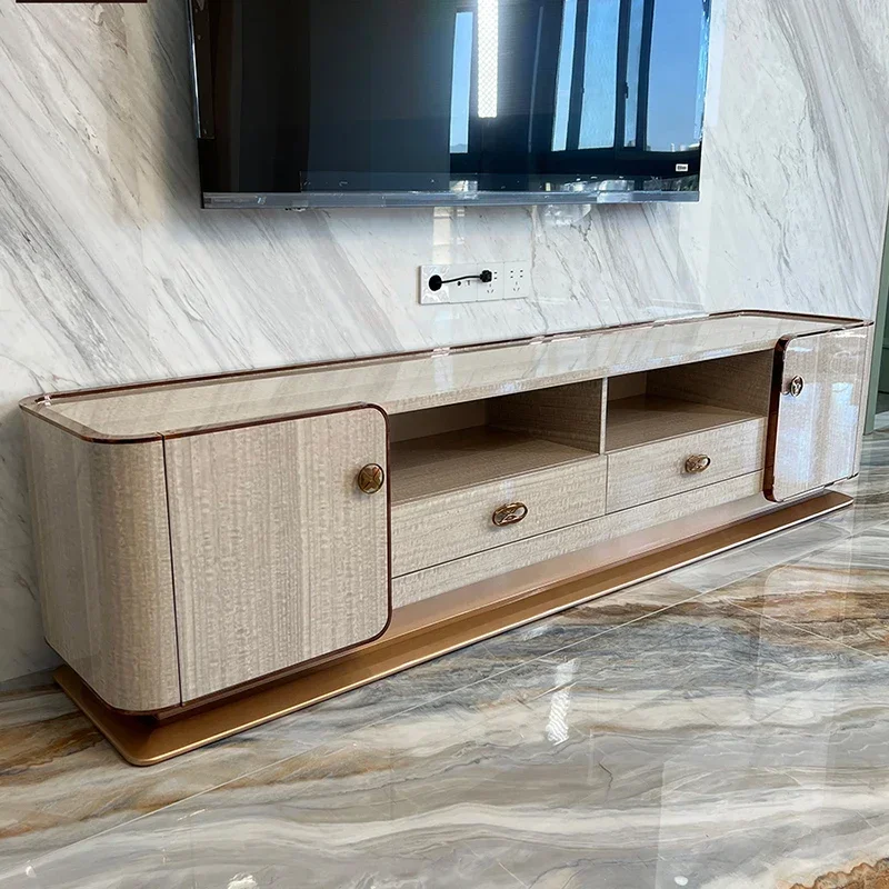 Furniture Living Room Storage Home Comfortable Simple Rack Pedestal Console Decoration TV Stand  Tv Cabinet Salon