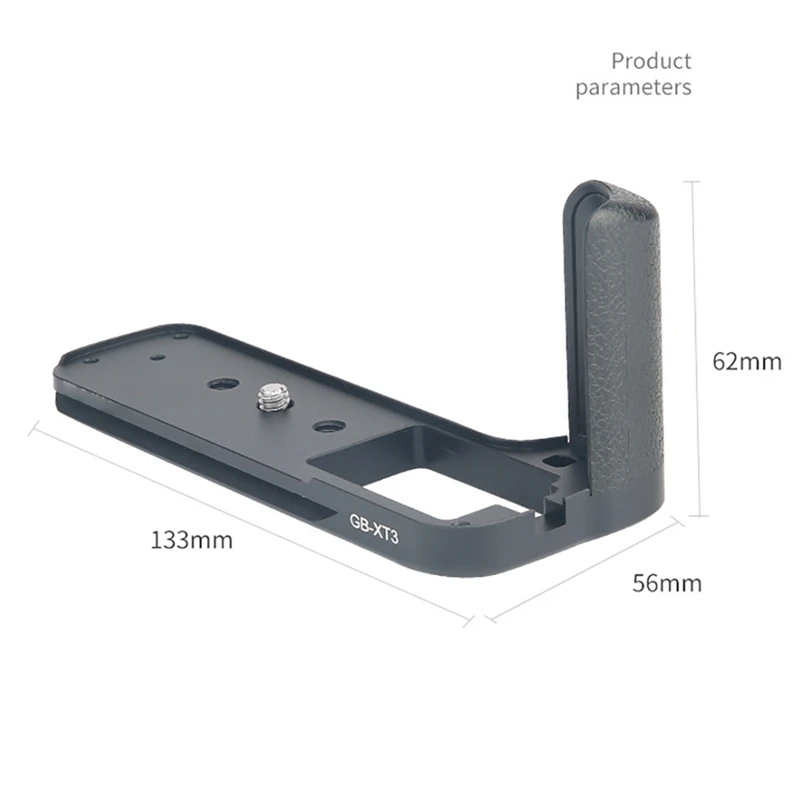 L placa tipo suporte tripé placa de liberação rápida base alça para fujifilm xt3