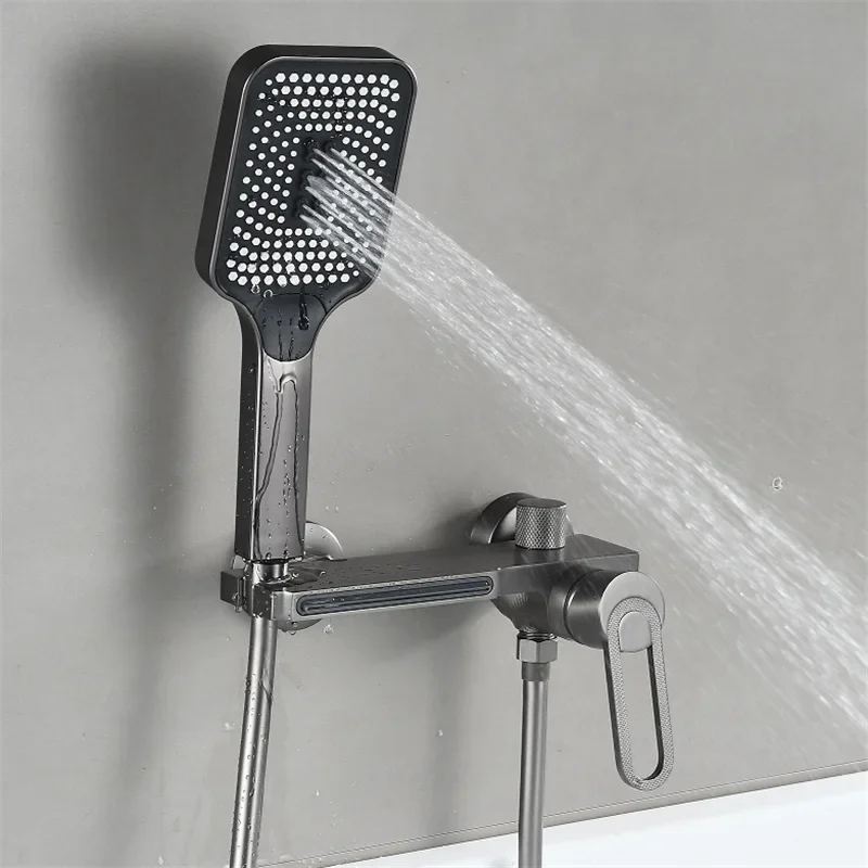 Black Bathtub Showe… - image