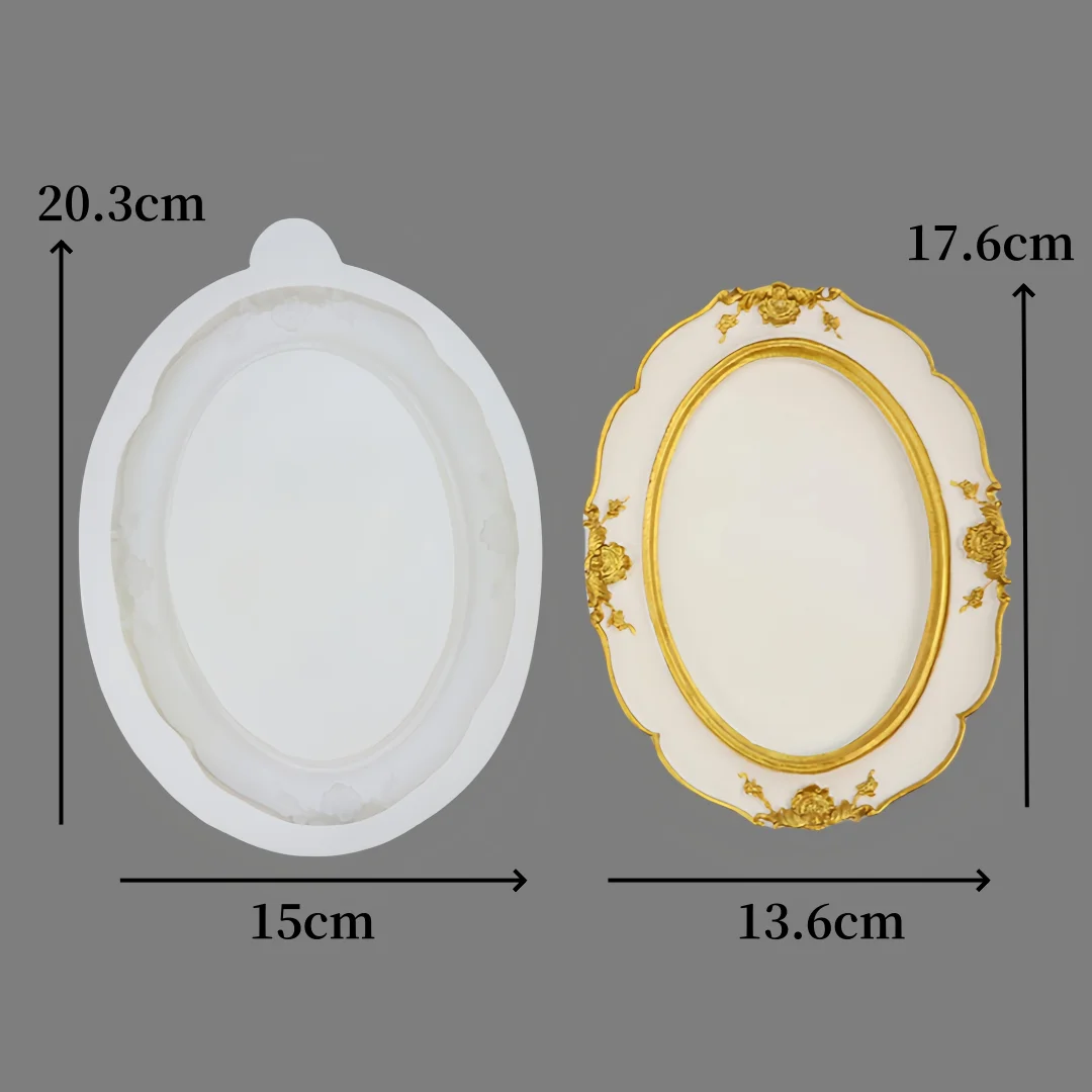 DIY Angel And Photo Frame Aromatherapy Plaster Mold Creative Gypsum Tabletop Ornament Decoration Mould