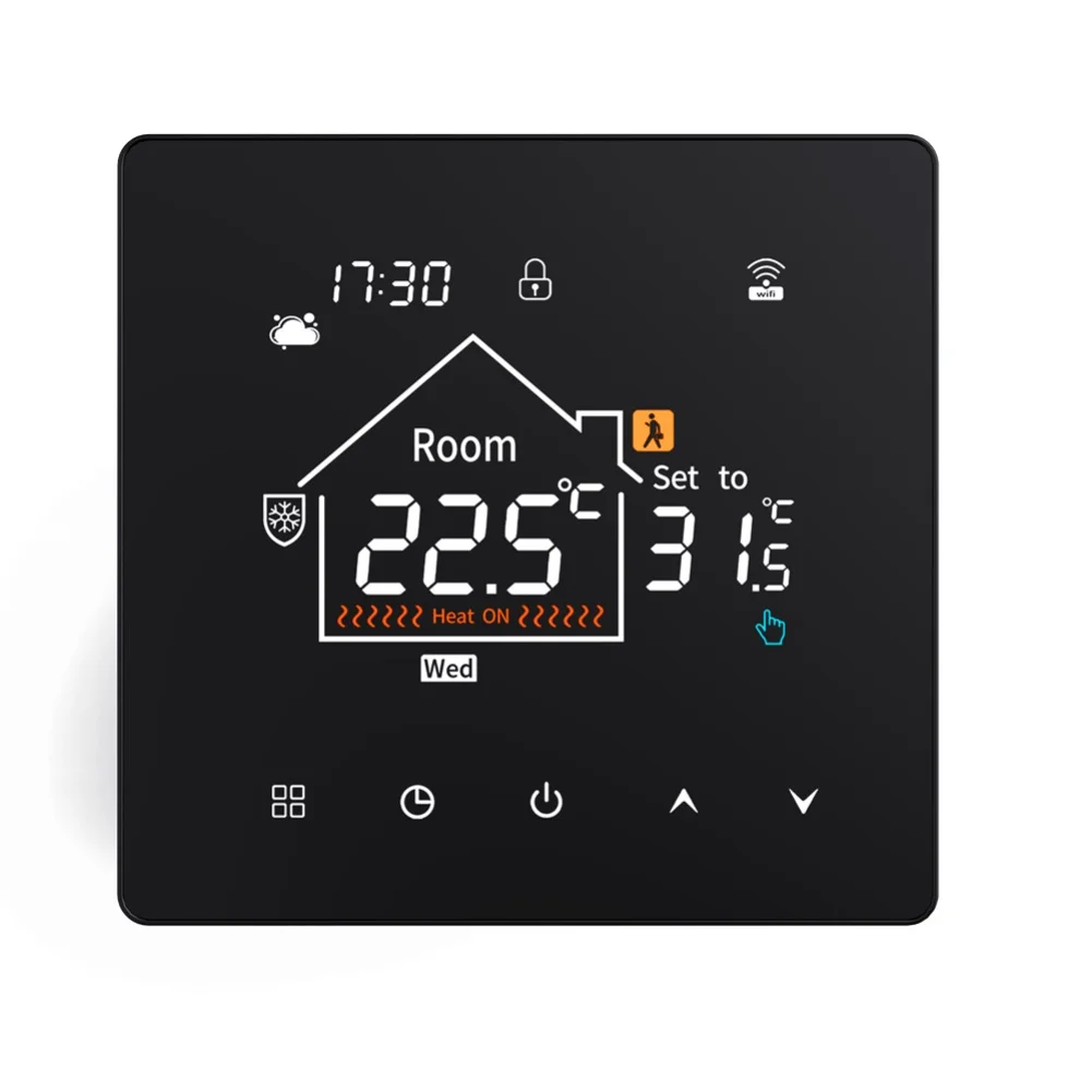 Temperature Management WiFi Thermostat Home Heating Programmable WiFi Thermostat Temperature Deviation Correction