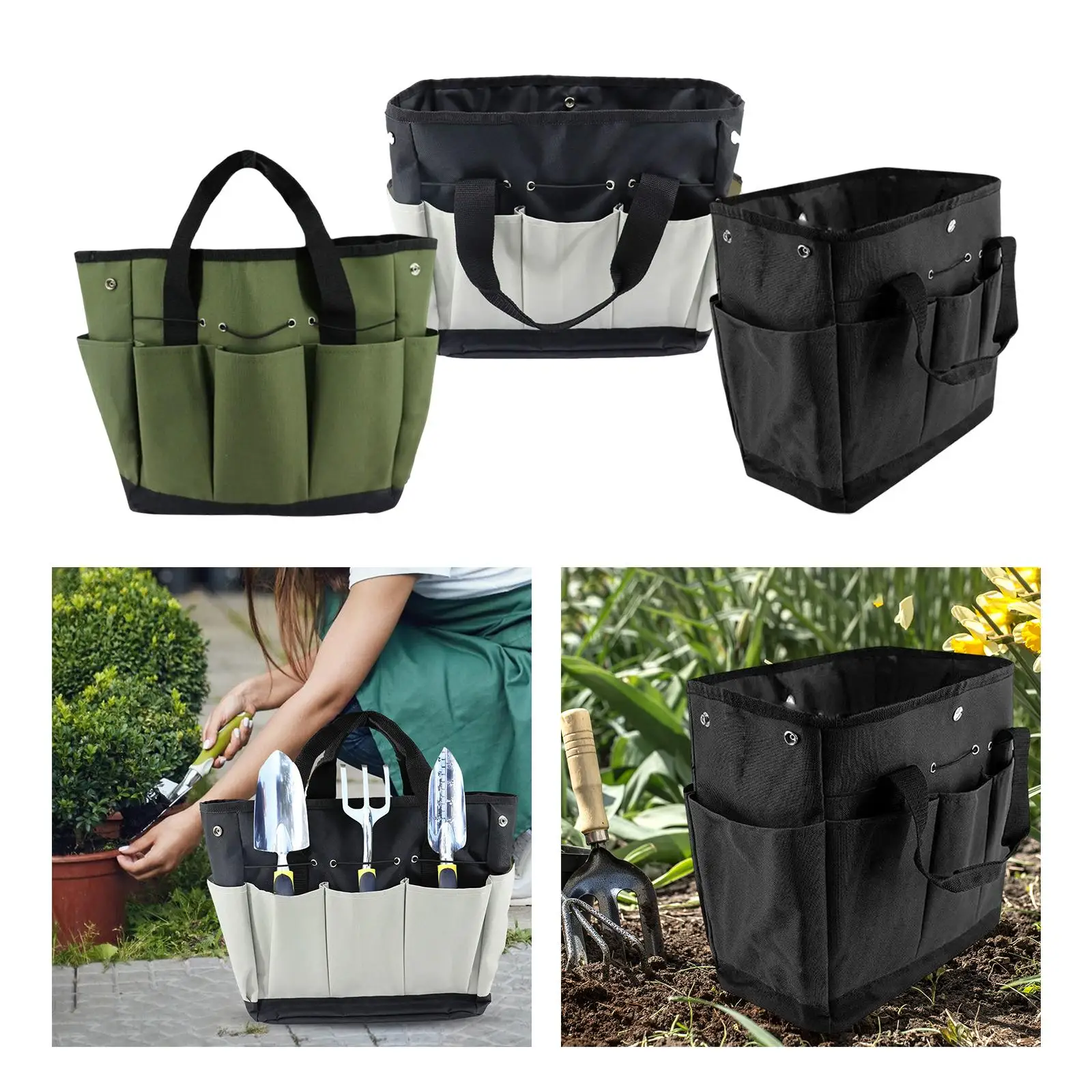 Gardening Organizer Tote Weaving Tool Storage Home Organizer