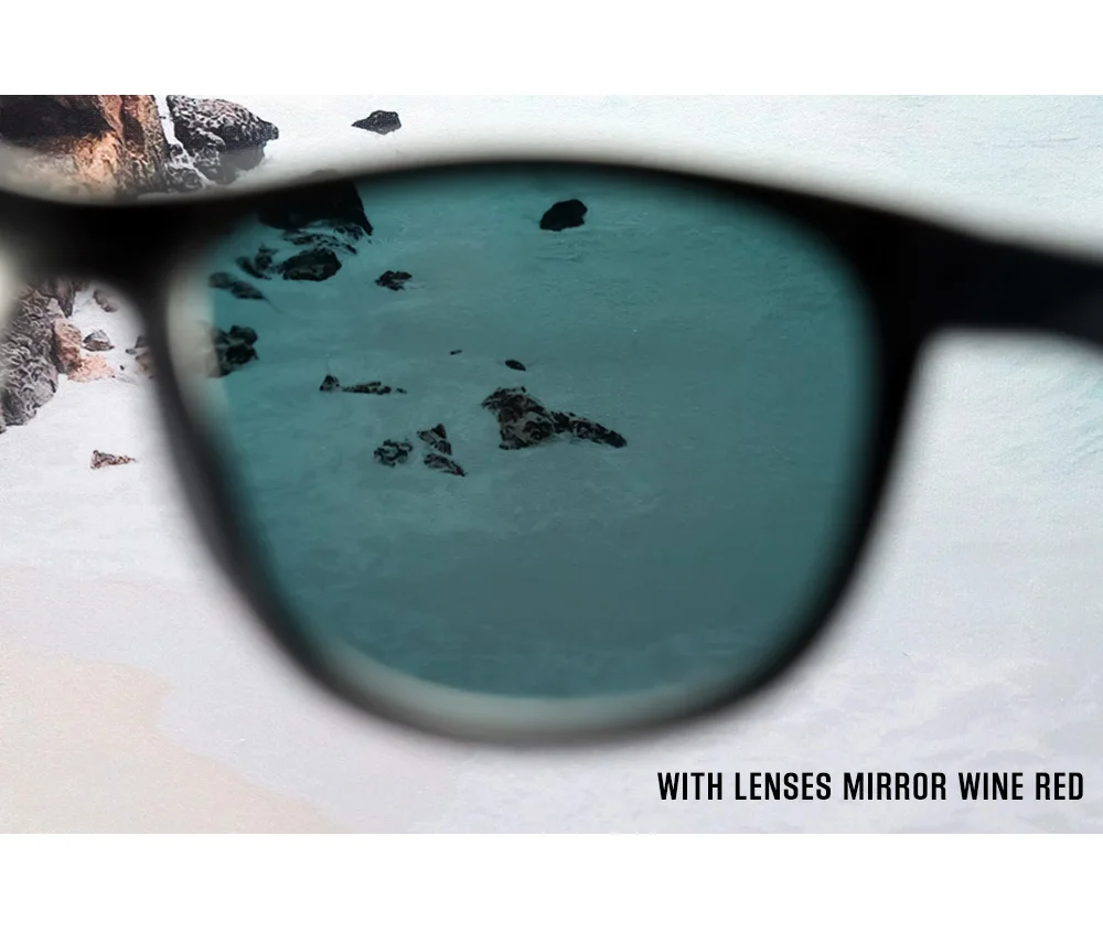 KDEAM Reduzieren Die Hellsten Licht POLARISIERTE Sonnenbrille Frauen Gesättigt Beschichtung Sonnenbrille Platz 58mm Medium Größe Shades Für Männer – Detail 15