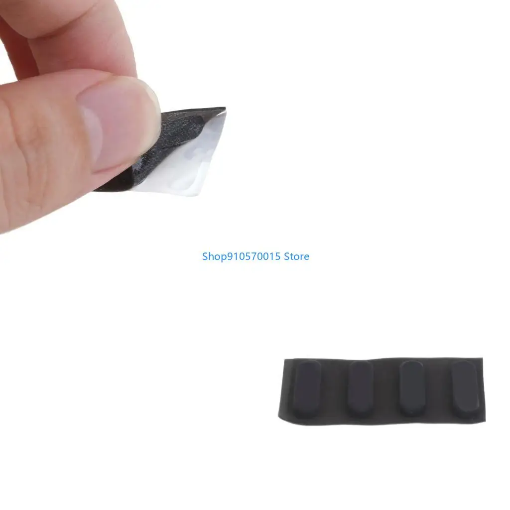 

B95C 4 Pieces Laptop Rubber Feet , Non-Slip Replacement Bottom Case Feet Pad for Thinkpad X280 Laptop