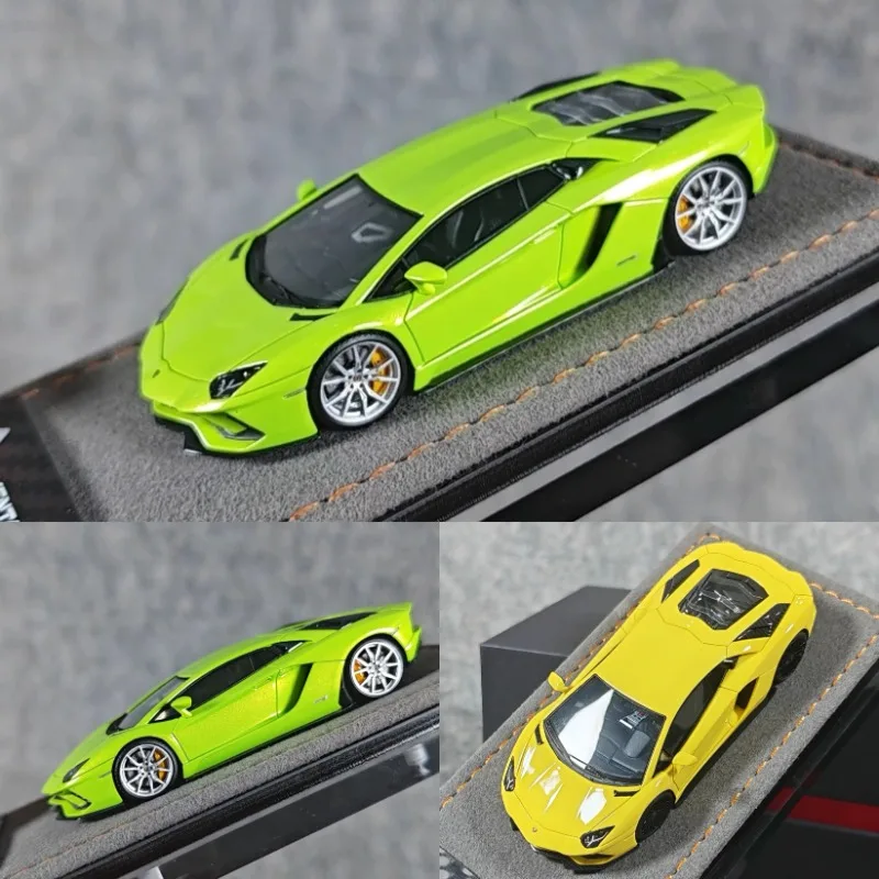 

In stock: 1:64 Lamborghini Aventador S LP740-4 diecast resin car model, children's festival gift toy, adult collectible ornament