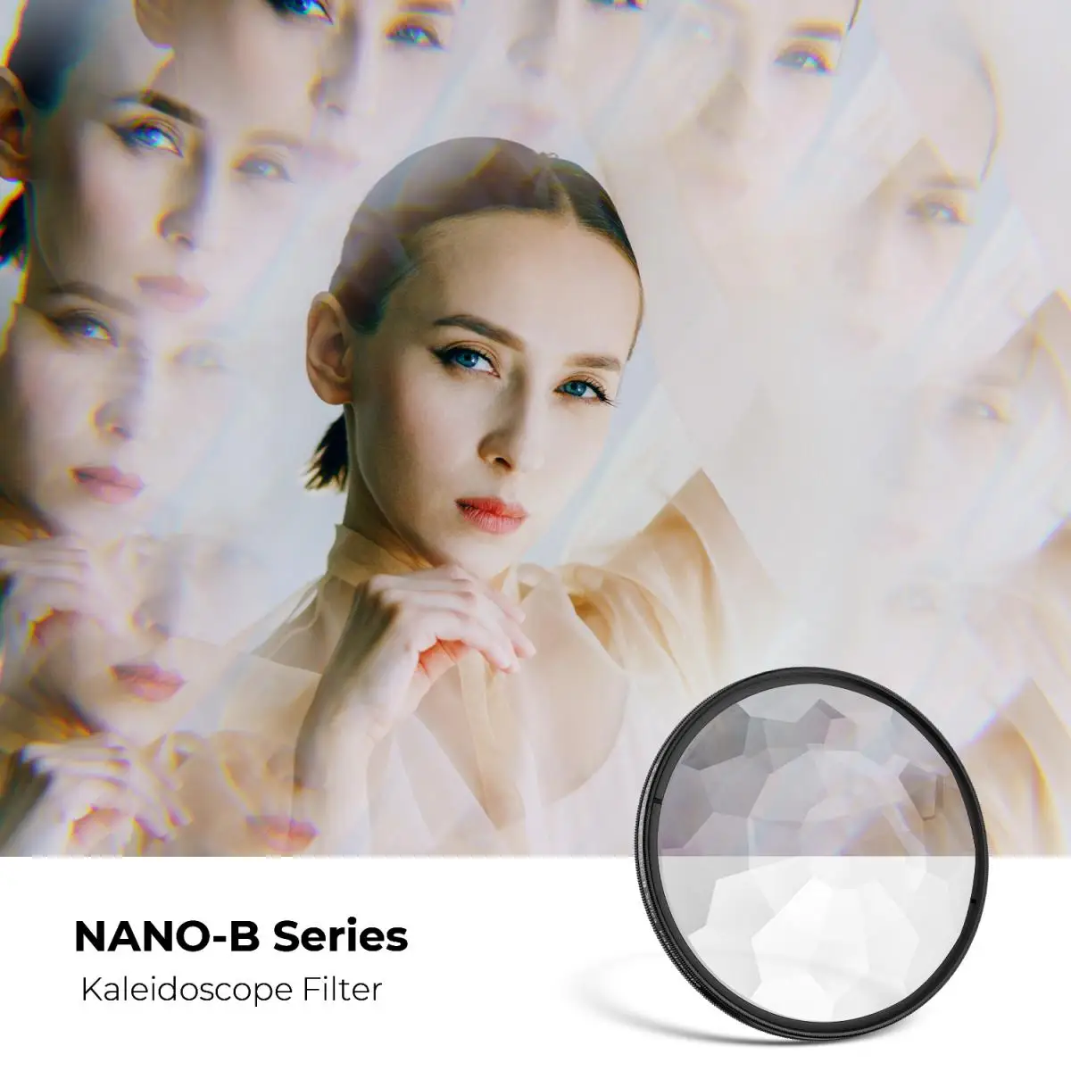 K&F Concept Kaleidoscope Filter (Nano-B) Prism Crystal Glass,Lllusion Effect Filter 58mm 67mm 72mm 77mm 82mm With Cleaning Cloth
