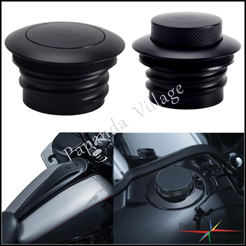 

Мотоциклетная всплывающая вентилируемая крышка бензобака с резьбой, крышка топливного бака для Harley Touring Street Electra Road Glide 08-2017