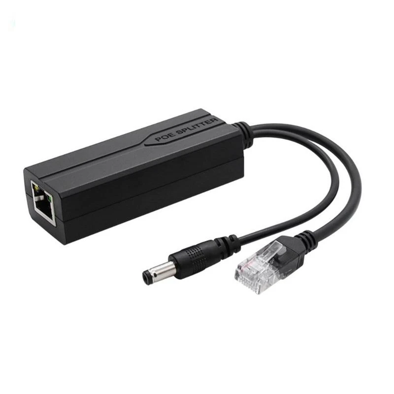 

POE Splitter with DC5.5x2.1 Port, 48V to 12V Energy Efficient Power Conversion For Secure And Voltages Supply