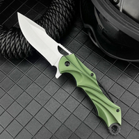 CJH420 Folding Knife 440C Blade Aluminum Handle Multi-functional Cutting Knife for Survival Emergency and Daily Use Men's Gifts