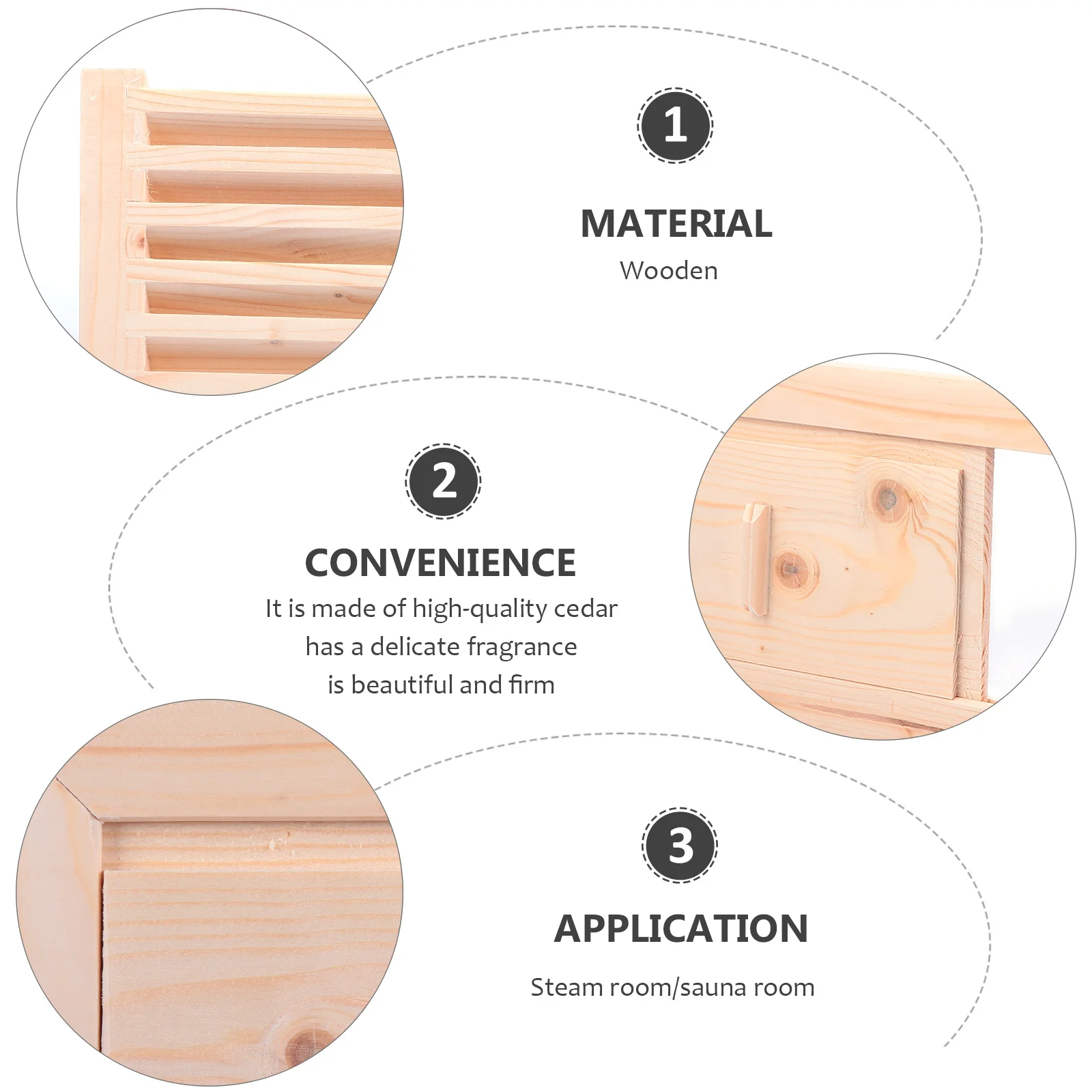 Acessórios para janela de ventilação de sala de vapor, persianas, painel de ventilação de sauna, equipamento de madeira