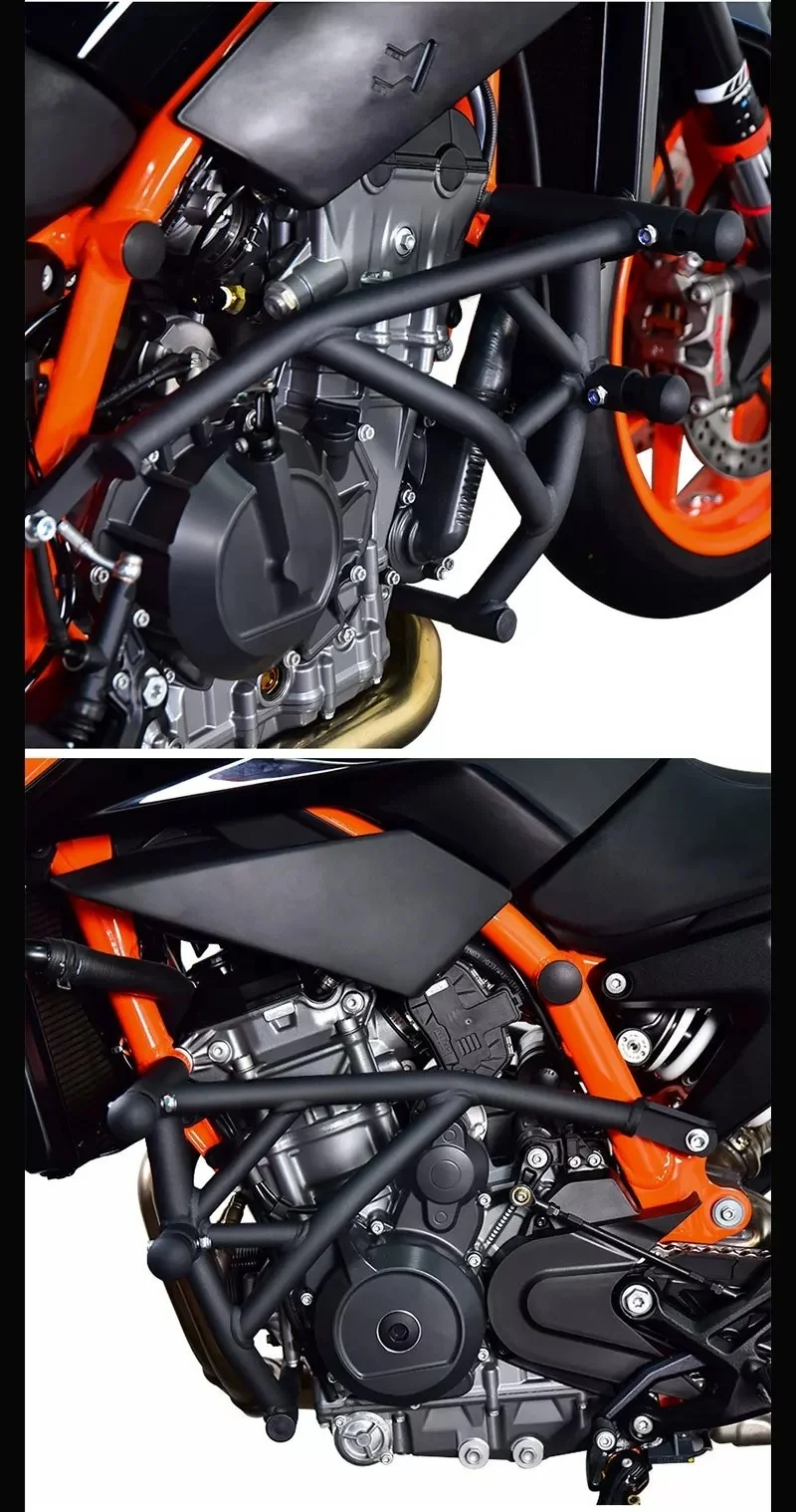Crash Bar Bumper Anti‑Fall Sliders Anti‑Fall Pads Frame Protector Mod Parts For KTM 790 Duke 890 Duke Motorcycle Accessories view 5