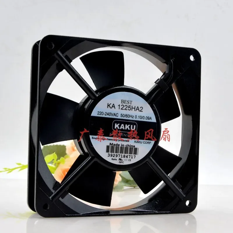 for KAKU KA1225HA2 AC220V 0.10A 12025 Cooling Fan Electric Cabinet Fan