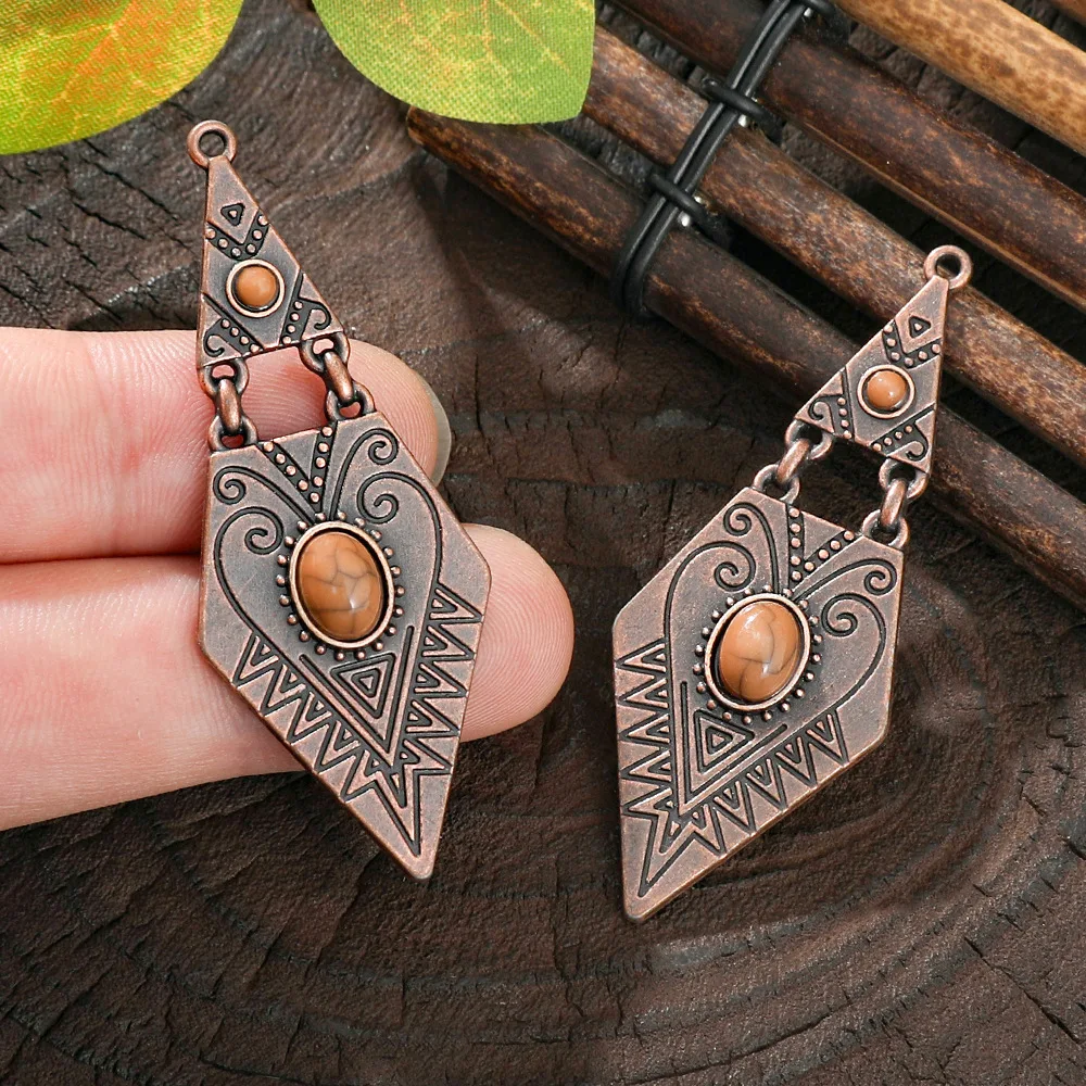 Vintage Ethnic Stone Setting P - Ethnic Fashion Women 评论和价格